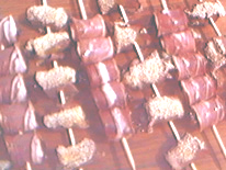 Brochettes d'huîtres