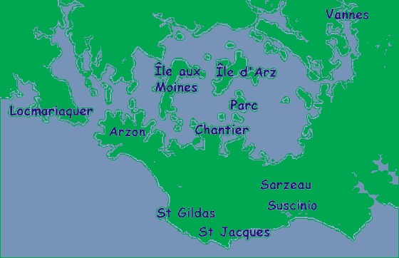 CARTE GOFLE DU MORBIHAN